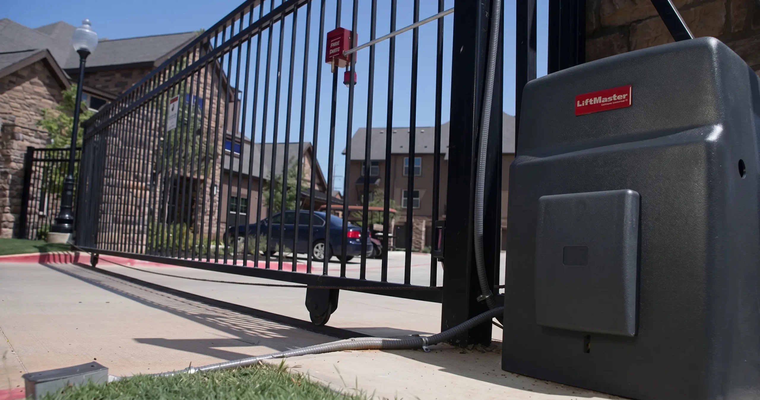 Sliding gate installation for a Los Gatos driveway